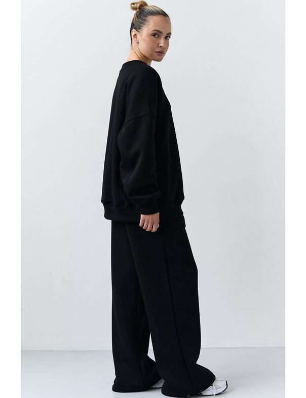 Оверсайз свитшот на микрофлисе