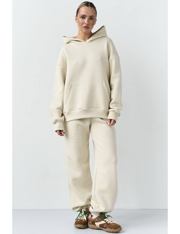 Базове худі вільного крою на мікрофлісі