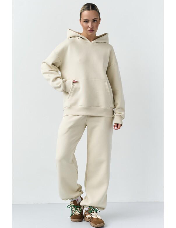 Базове худі вільного крою на мікрофлісі