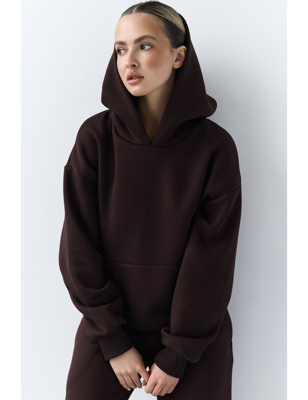 Базове худі вільного крою на мікрофлісі