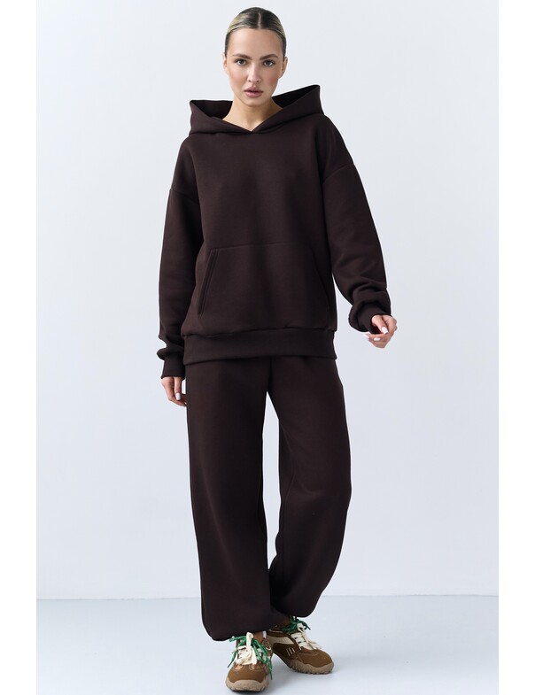 Базове худі вільного крою на мікрофлісі