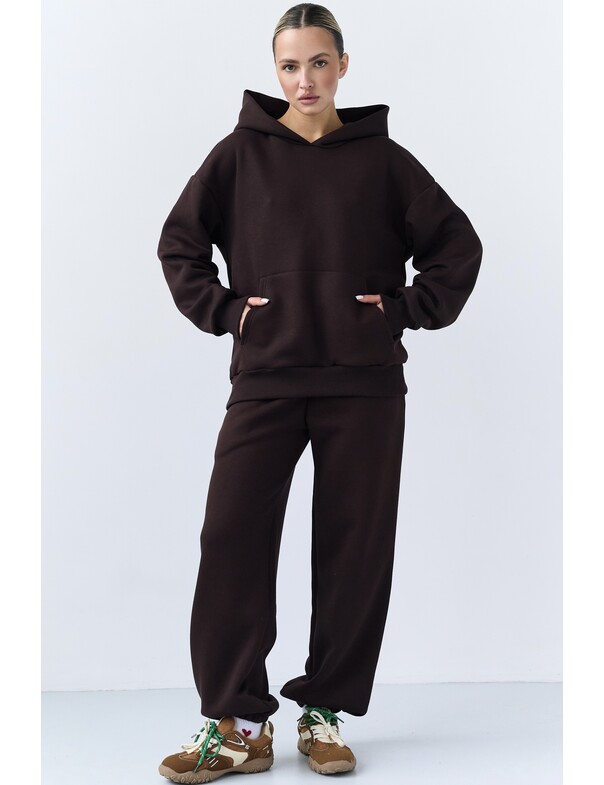 Базове худі вільного крою на мікрофлісі