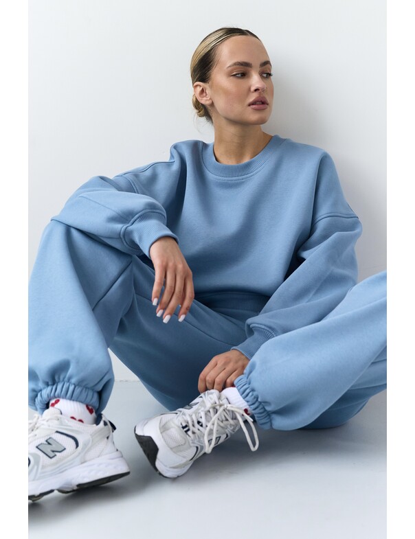 Оверсайз джогеры на микрофлисе