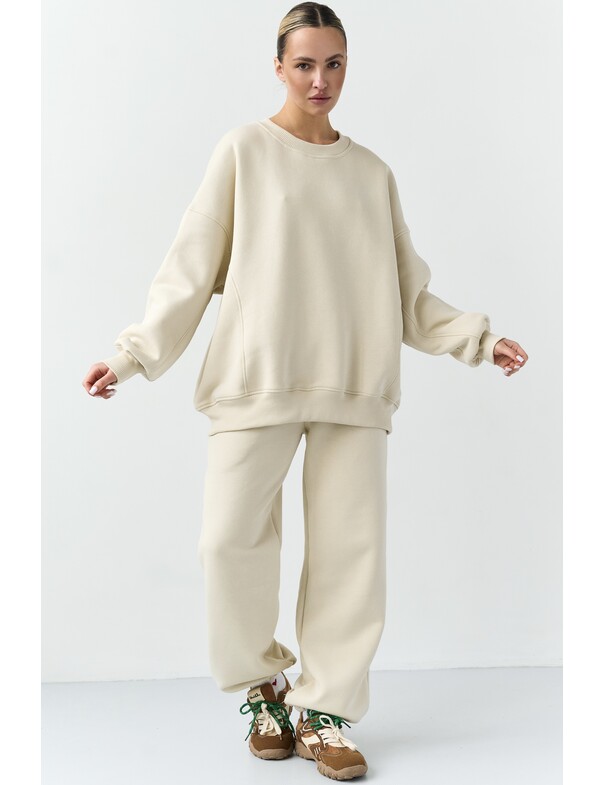 Оверсайз джогеры на микрофлисе