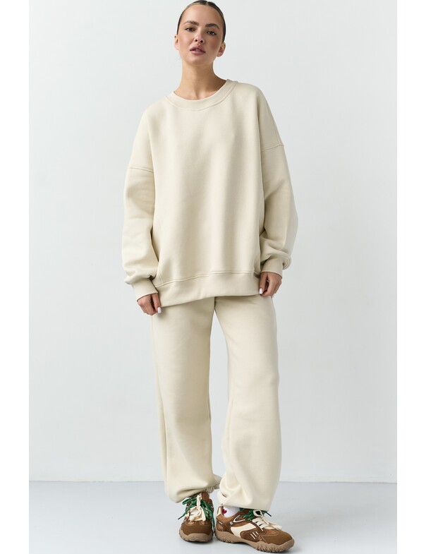 Оверсайз джогеры на микрофлисе