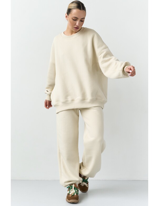 Оверсайз джогеры на микрофлисе