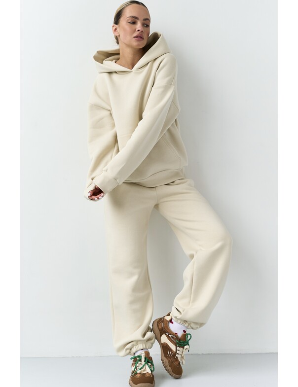 Оверсайз джогеры на микрофлисе