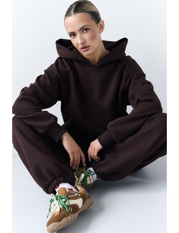 Оверсайз джогеры на микрофлисе