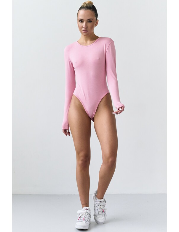 Женское боди с длинным рукавом