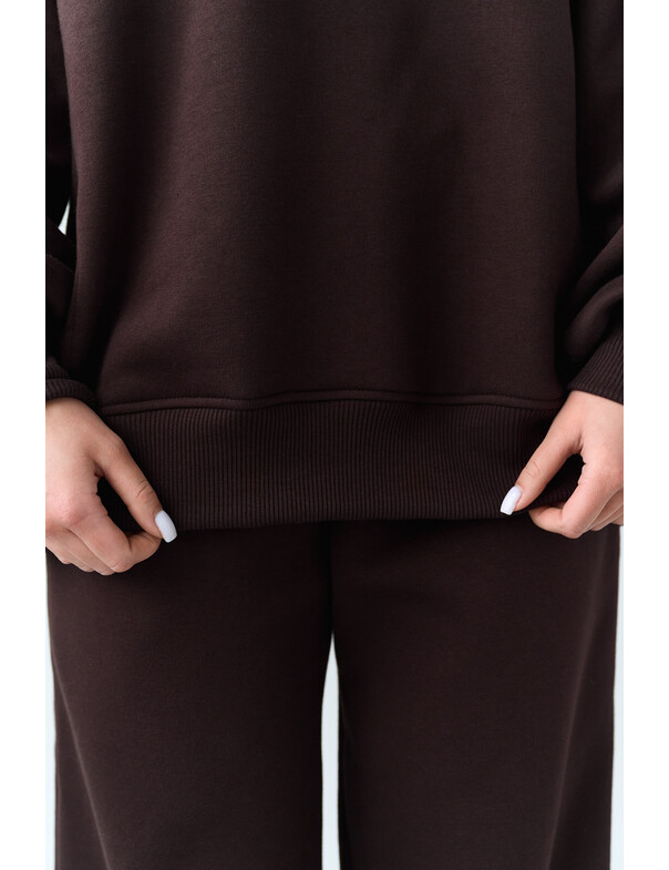 Оверсайз свитшот на микрофлисе