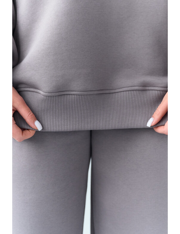 Оверсайз свитшот на микрофлисе