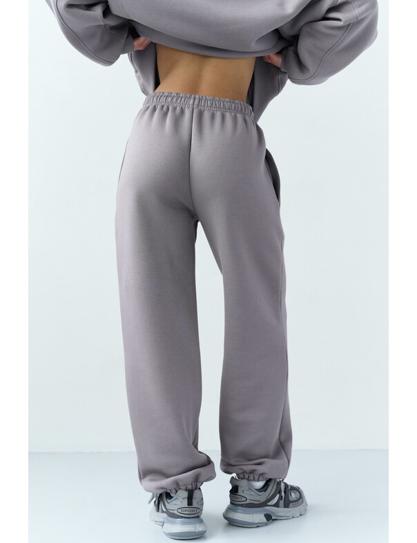 Оверсайз джогеры на микрофлисе