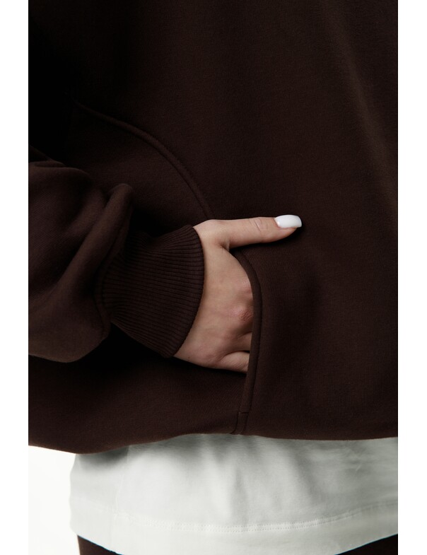 Оверсайз худі зі стяжками на мікрофлісі