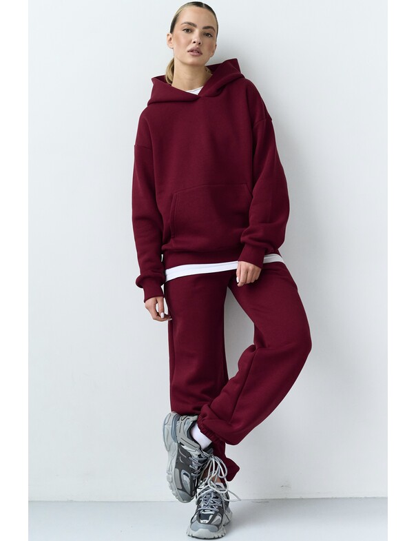 Базове худі вільного крою на мікрофлісі