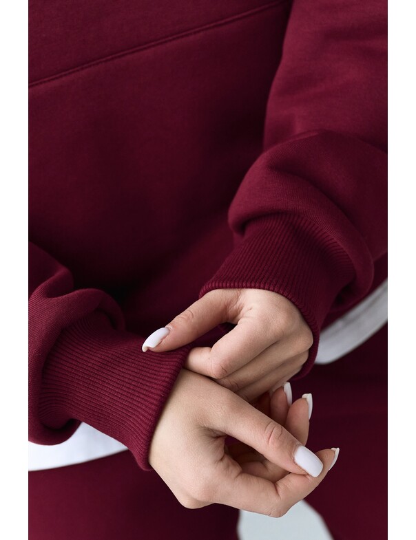 Базове худі вільного крою на мікрофлісі