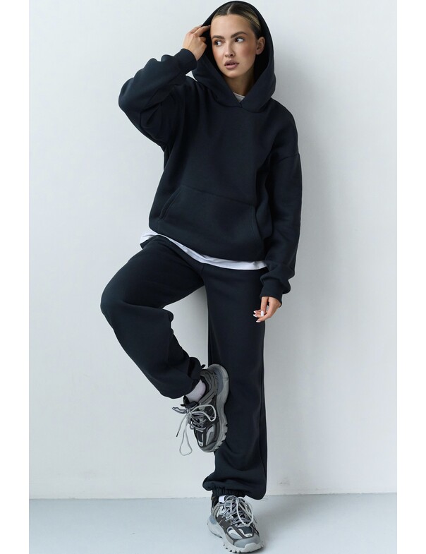 Базове худі вільного крою на мікрофлісі