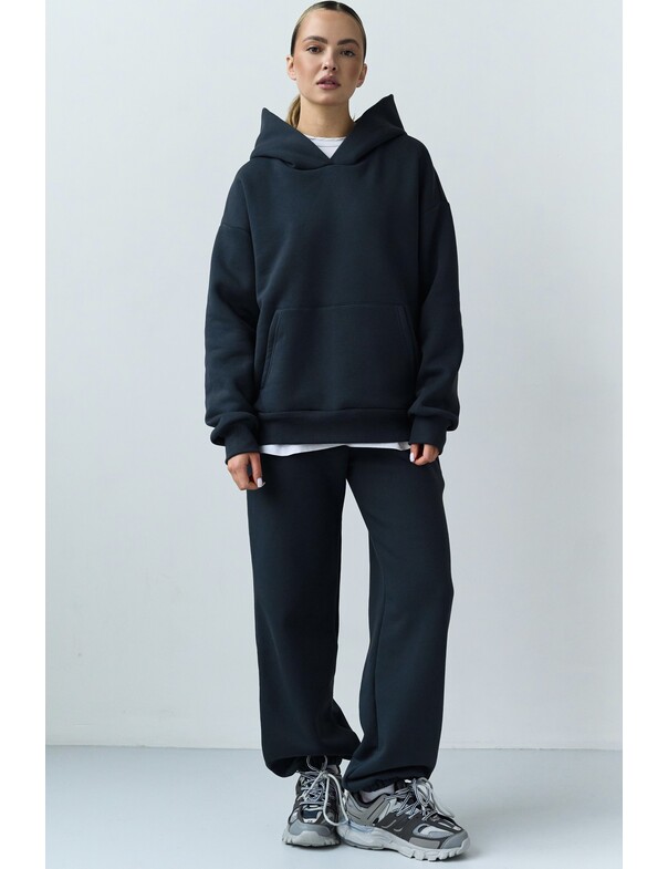 Базове худі вільного крою на мікрофлісі