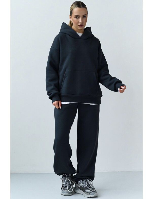 Базове худі вільного крою на мікрофлісі