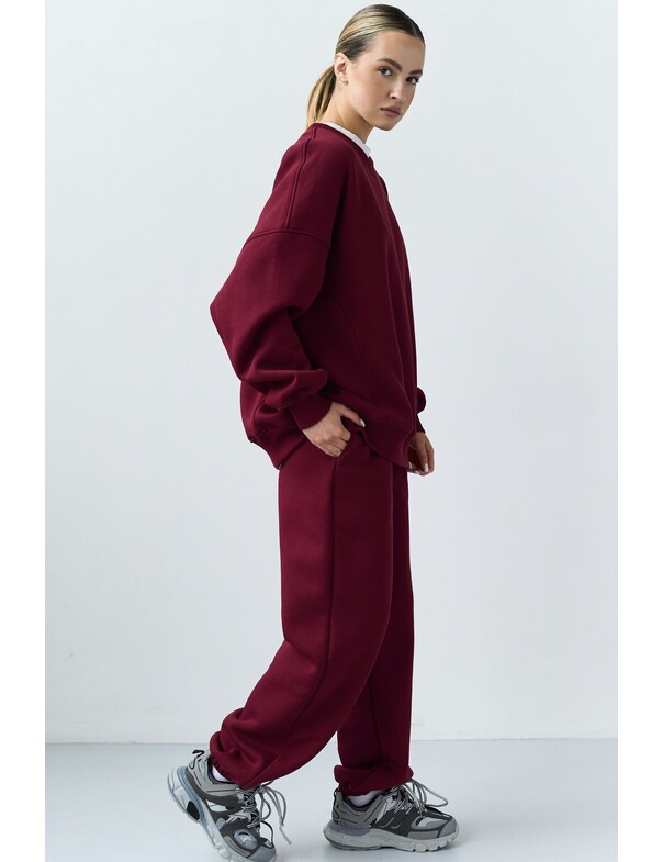 Оверсайз свитшот на микрофлисе