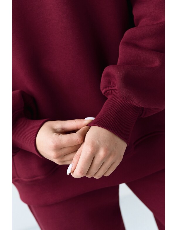 Оверсайз свитшот на микрофлисе