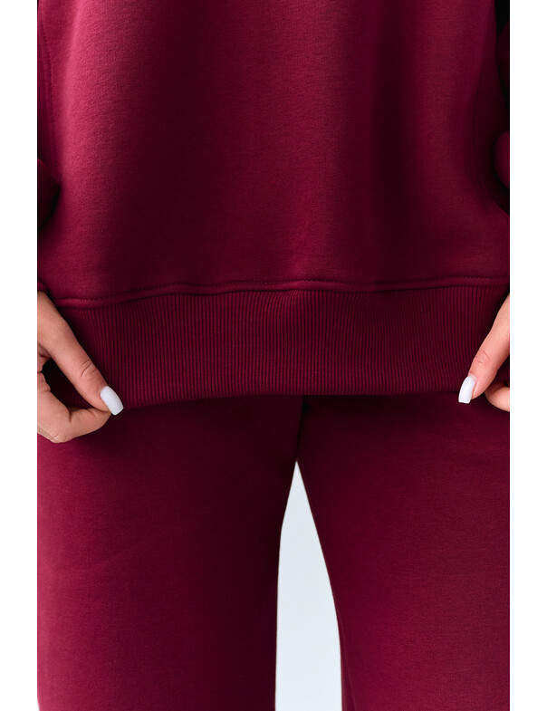 Оверсайз свитшот на микрофлисе