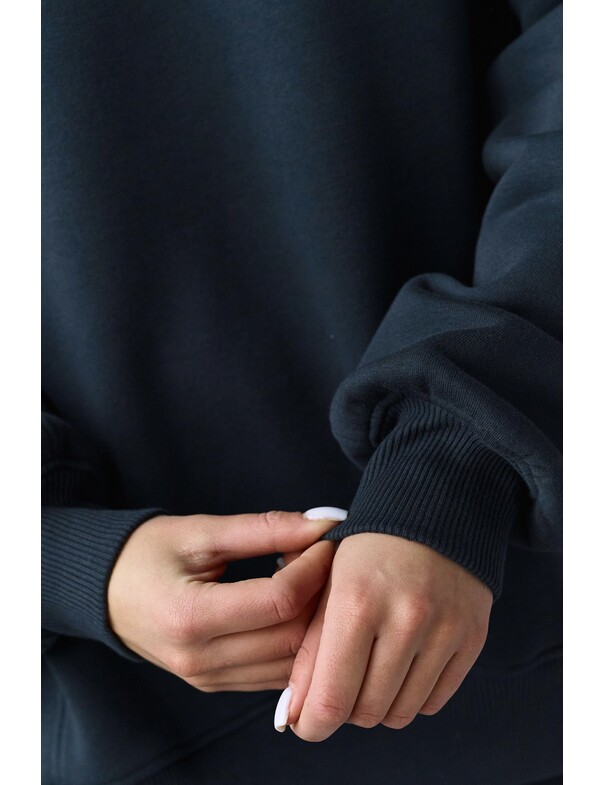 Оверсайз свитшот на микрофлисе