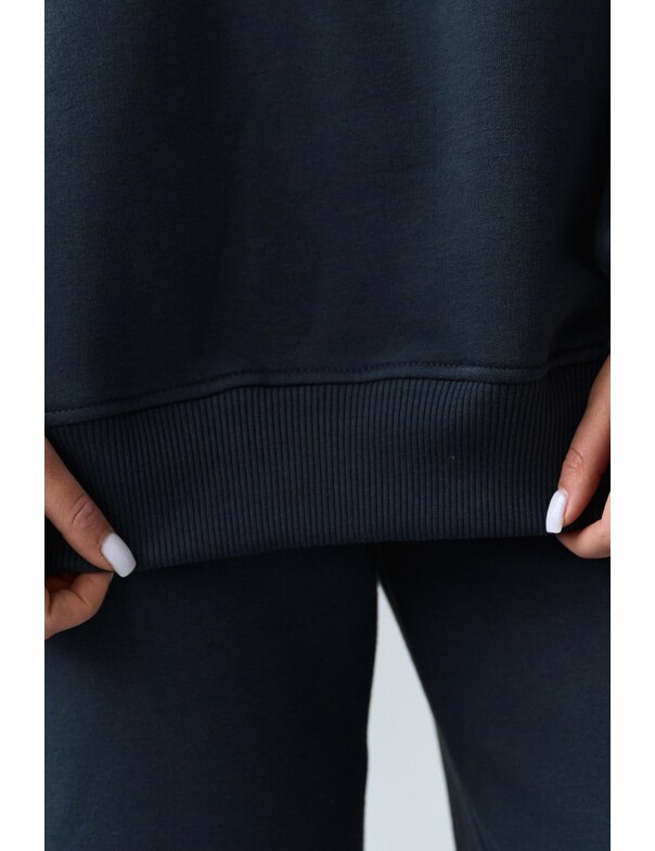 Оверсайз свитшот на микрофлисе