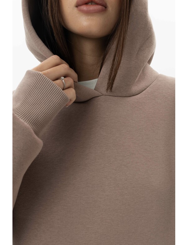 Унисекс худи классический оверсайз на флисе