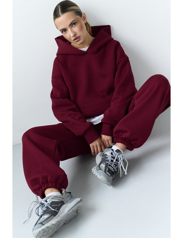 Оверсайз джогеры на микрофлисе