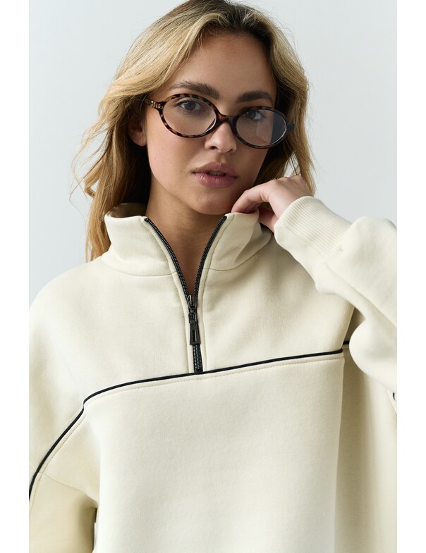 Світшот з кантом на флісі