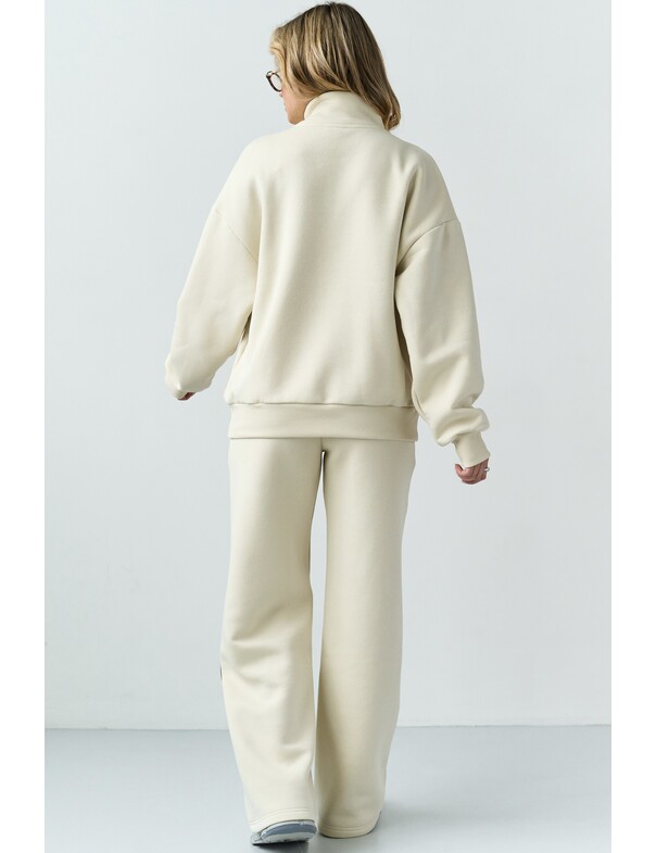 Штаны с кантами на флисе