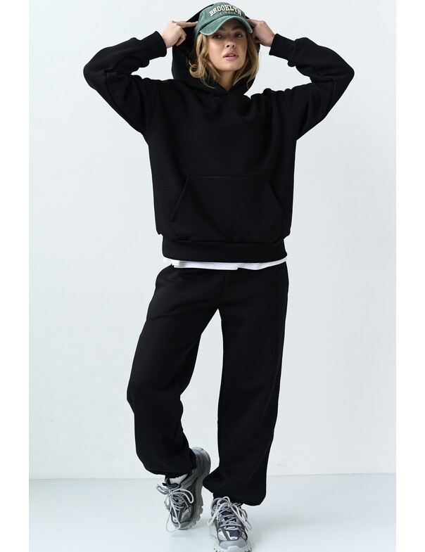 Оверсайз джогеры на микрофлисе