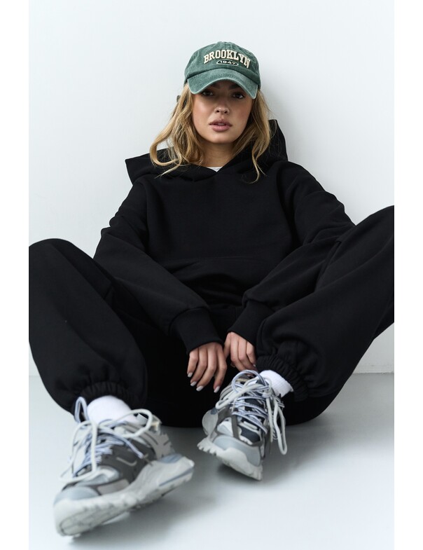 Оверсайз джогеры на микрофлисе