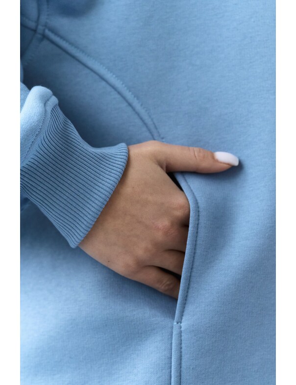 Оверсайз худі зі стяжками на мікрофлісі