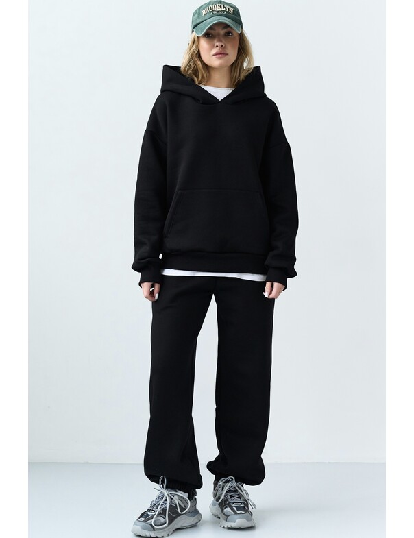 Базове худі вільного крою на мікрофлісі