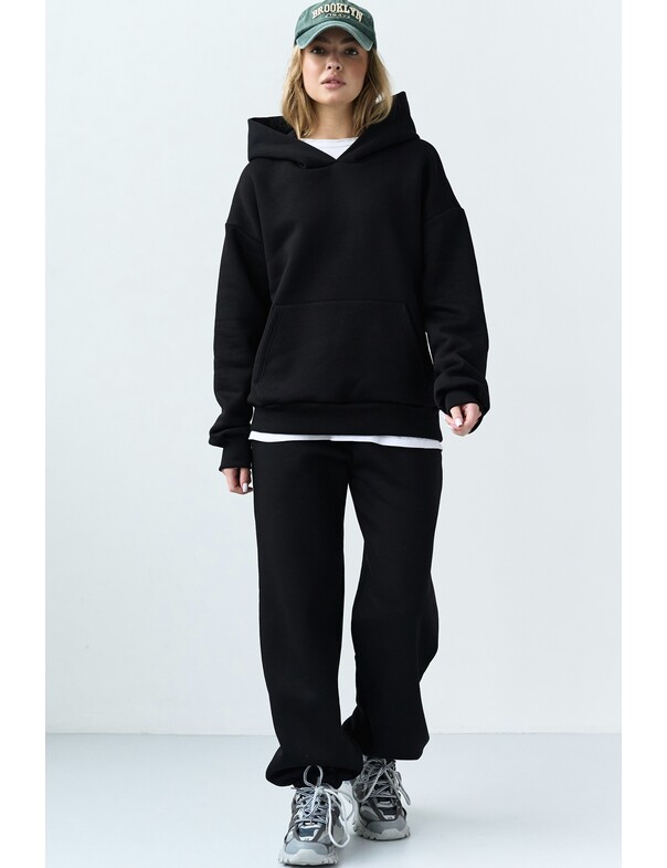 Базове худі вільного крою на мікрофлісі