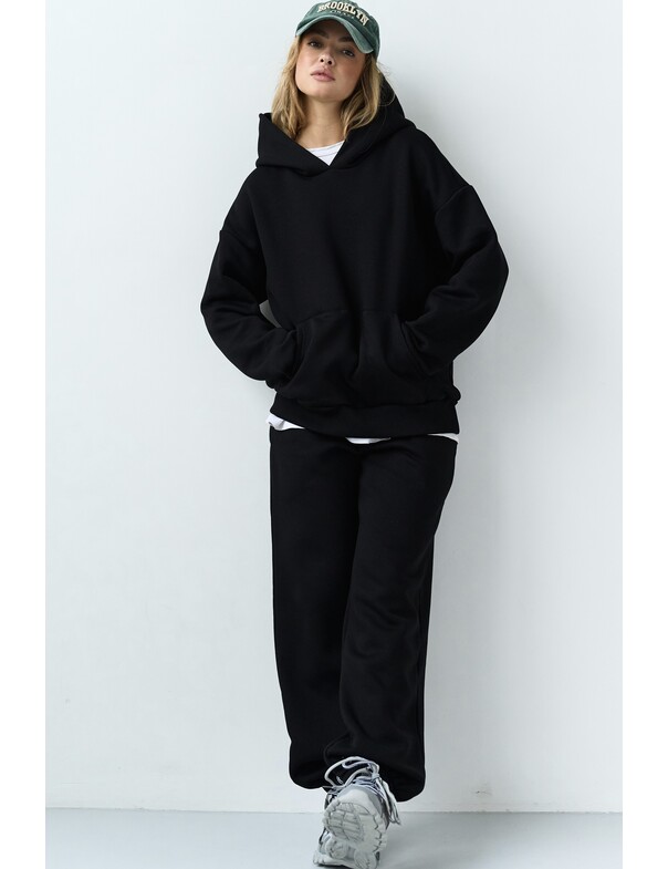 Базове худі вільного крою на мікрофлісі