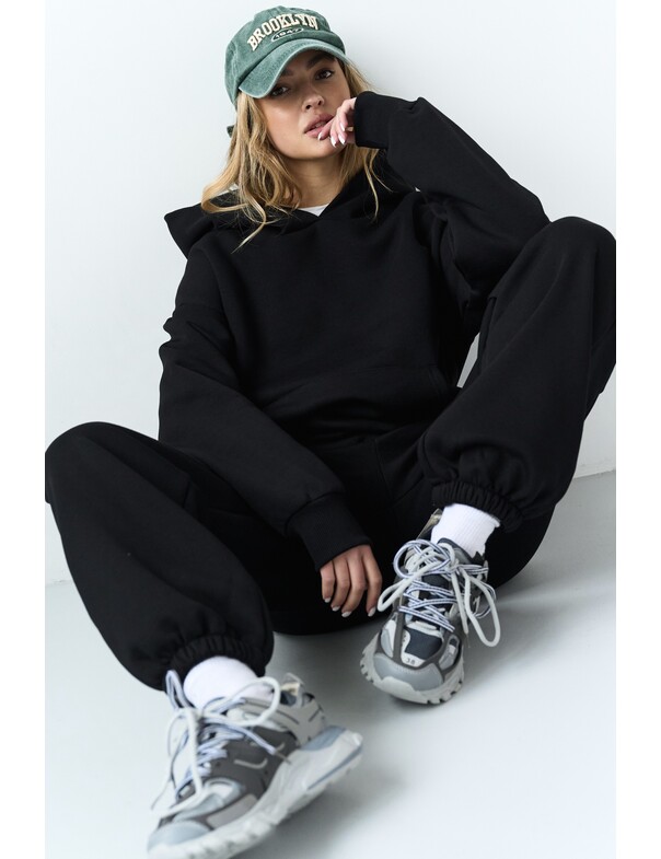 Базове худі вільного крою на мікрофлісі