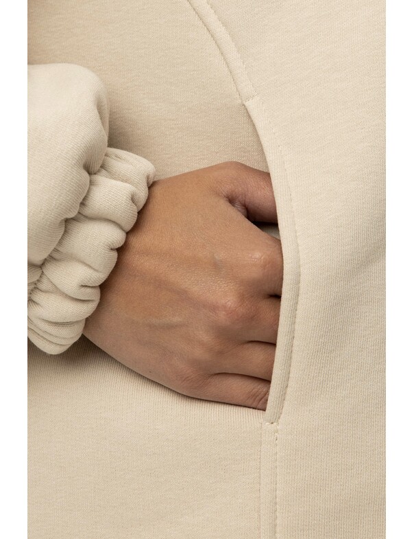 Унисекс оверсайз худи с рельефами на стяжках на флисе обновленный