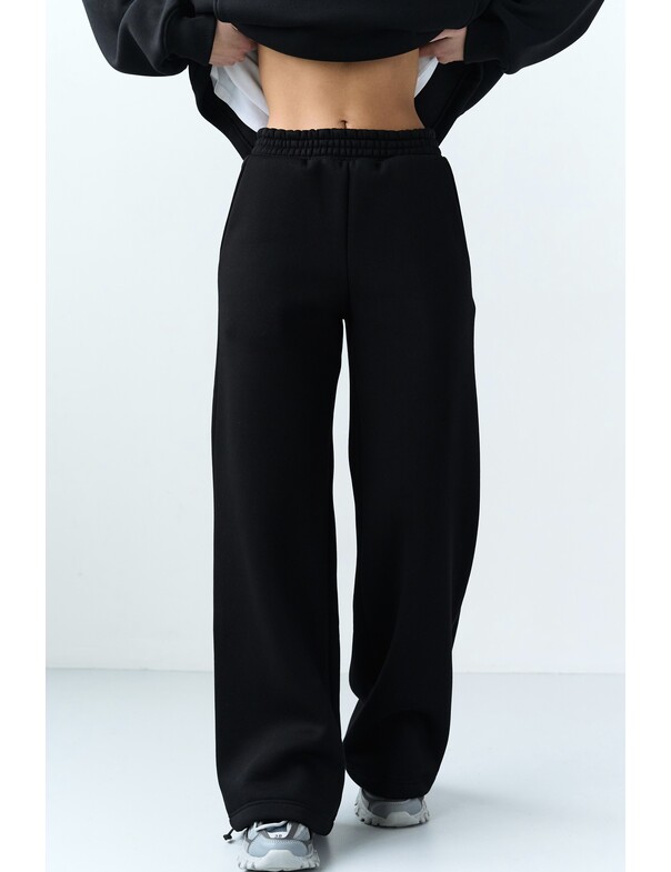 Унисекс штани премиум на стяжках на флисе