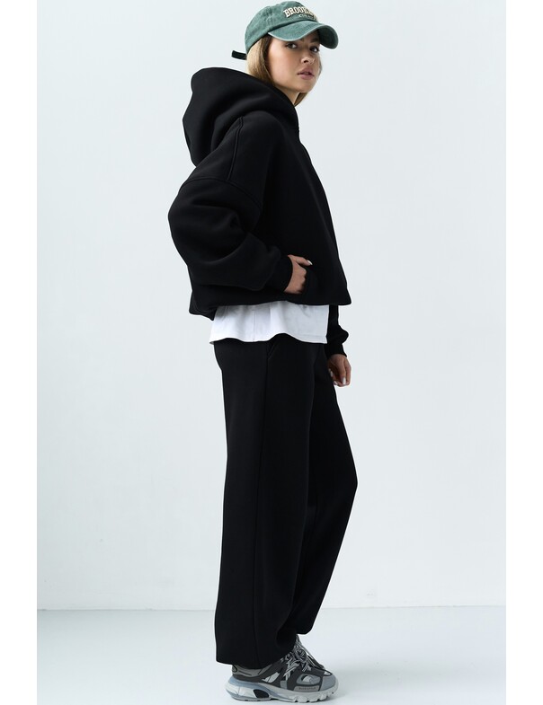 Унісекс штани преміум на стяжках на флісі