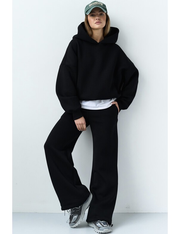 Унісекс штани преміум на стяжках на флісі