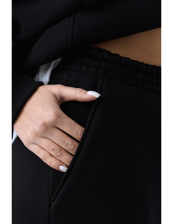 Унисекс штани премиум на стяжках на флисе