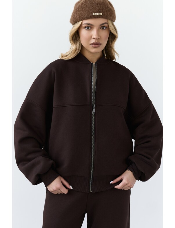 Бомбер на молнии микрофлис