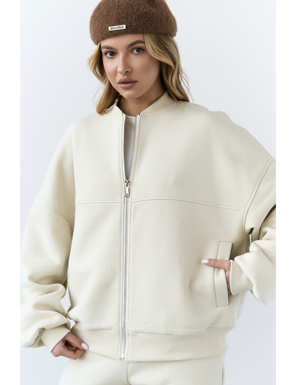 Бомбер на молнии микрофлис