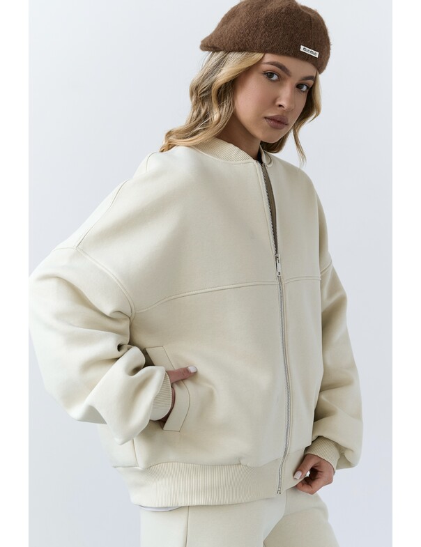 Бомбер на молнии микрофлис