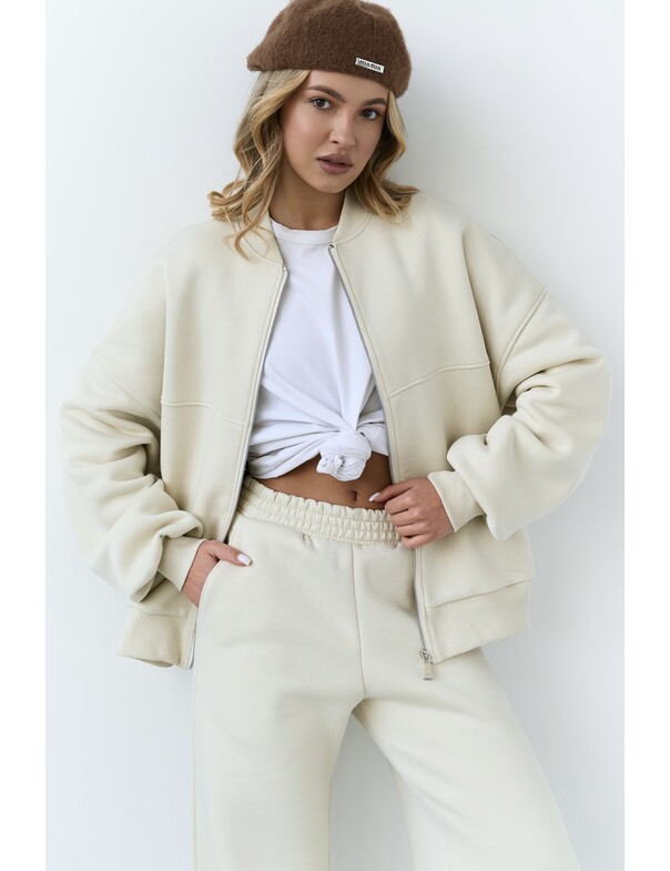 Бомбер на молнии микрофлис