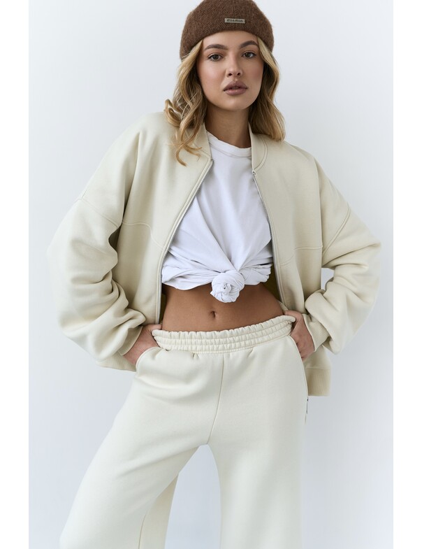 Бомбер на молнии микрофлис