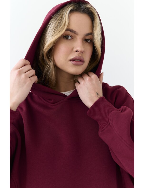 Оверсайз худі зі стяжками на мікрофлісі