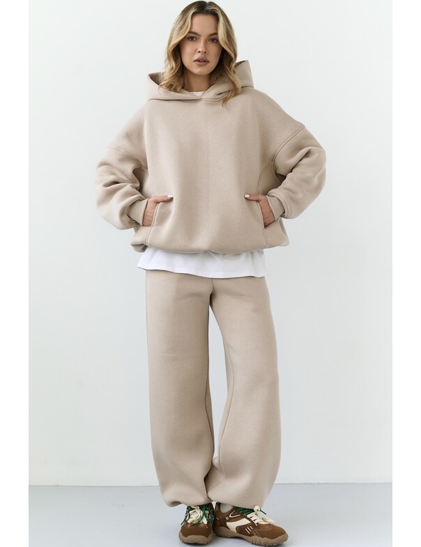 Унісекс штани преміум на стяжках на флісі